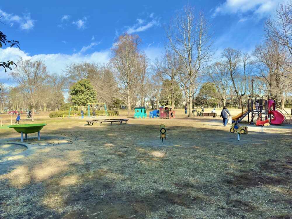 小金井公園の桜堤 なかよし広場