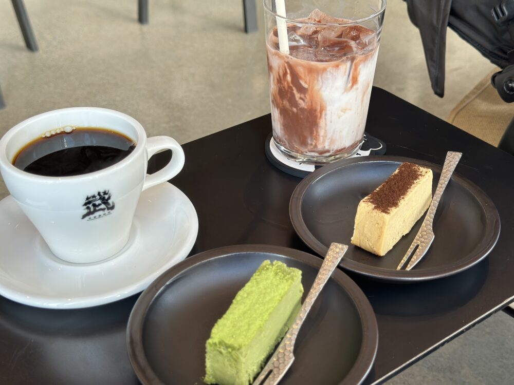 珈琲とテリーヌ2種