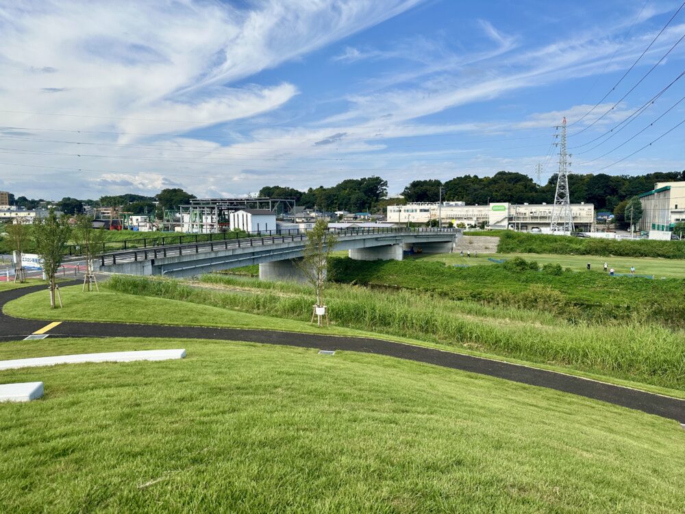 眺望の丘きらの景色（柳瀬川方面）