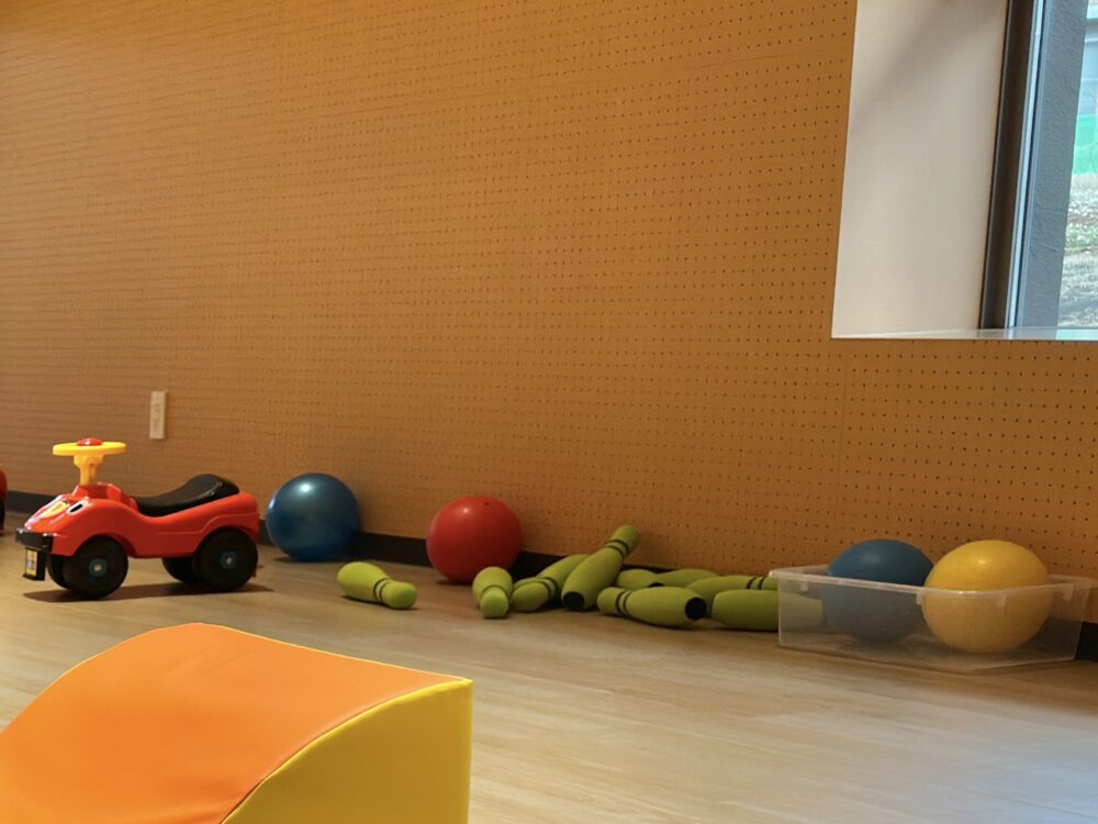 まつぼっくるの屋内ひろば(未就学児時間)の遊具