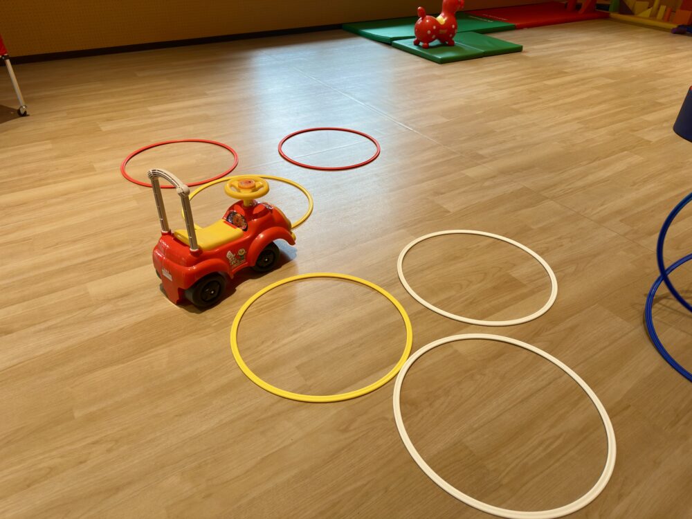 まつぼっくるの屋内ひろば(未就学児時間)の遊具
