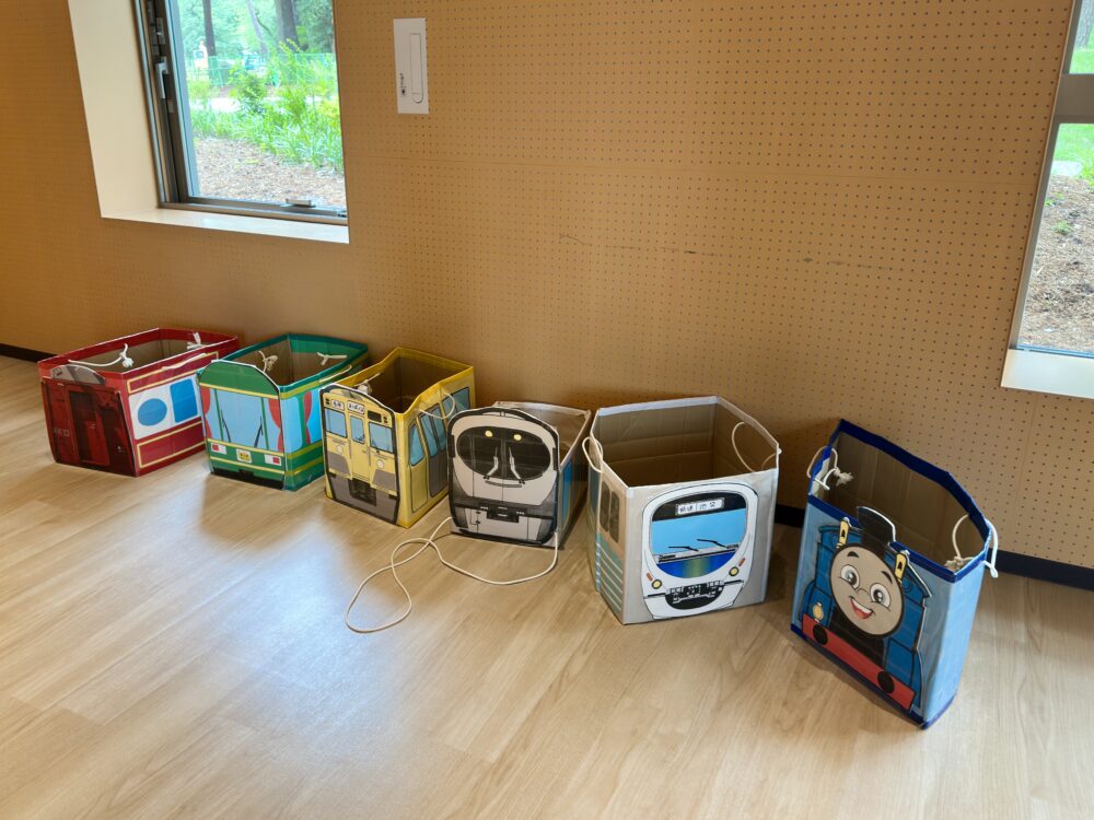 まつぼっくるの屋内ひろば(未就学児時間)の遊具