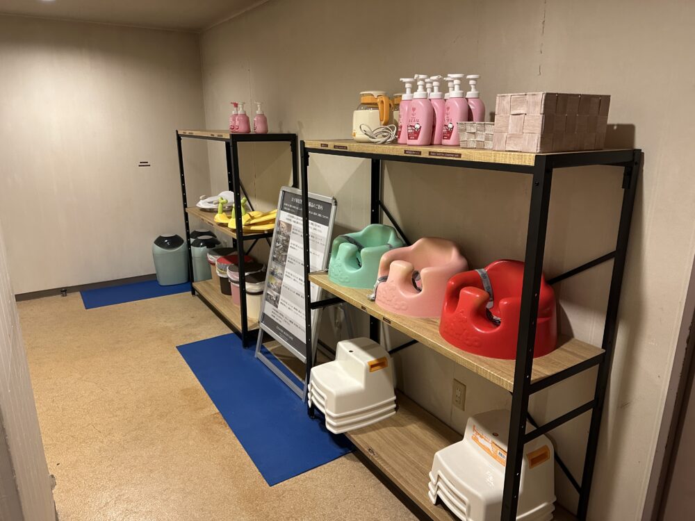 無料のキッズアメニティ