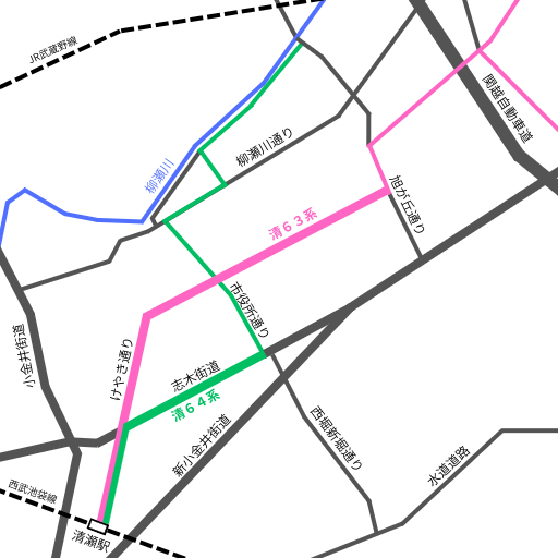 清63・64のルート